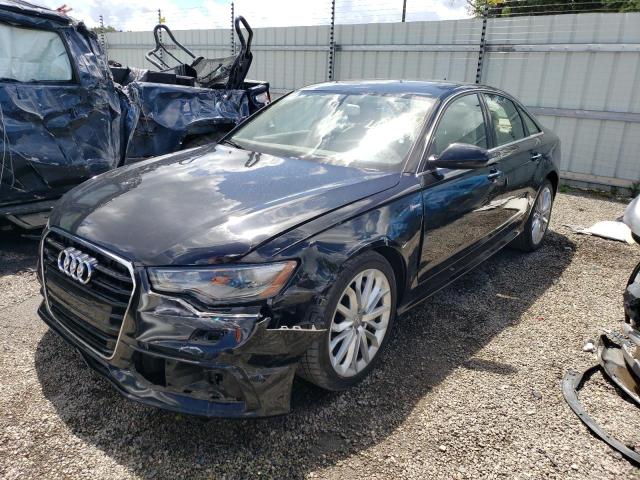 WAUHGAFC3EN079158 - 2014 AUDI A6 PRESTIGE შავი ფოტო 1