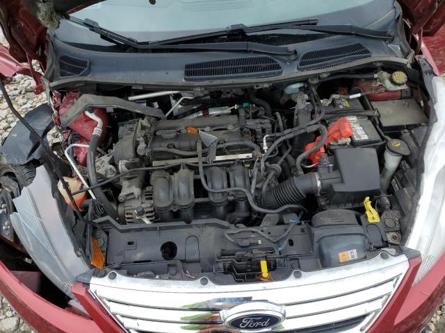 3FADP4BJ6DM166851 - 2013 FORD FIESTA SE RED photo 11