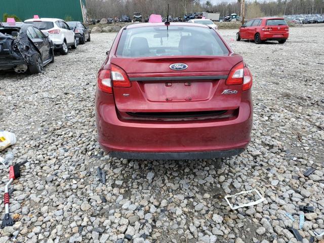 3FADP4BJ6DM166851 - 2013 FORD FIESTA SE RED photo 6