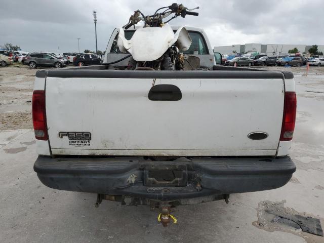 1FTSF21P37EB50809 - 2007 FORD F250 SUPER DUTY WHITE photo 6