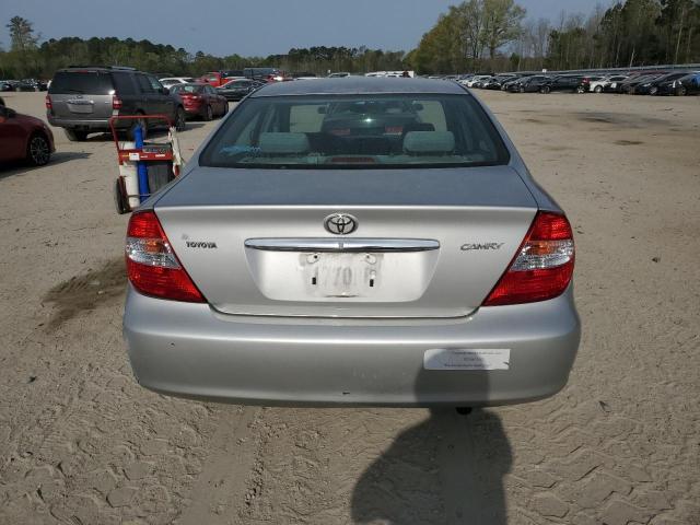 4T1BE32K74U365196 - 2004 TOYOTA CAMRY LE SILVER photo 6