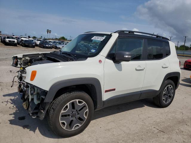 ZACCJBCT0GPC76484 - 2016 JEEP RENEGADE TRAILHAWK WHITE photo 1