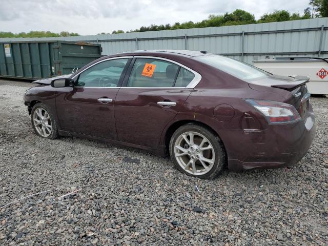 1N4AA5APXEC461518 - 2014 NISSAN MAXIMA S MAROON photo 2