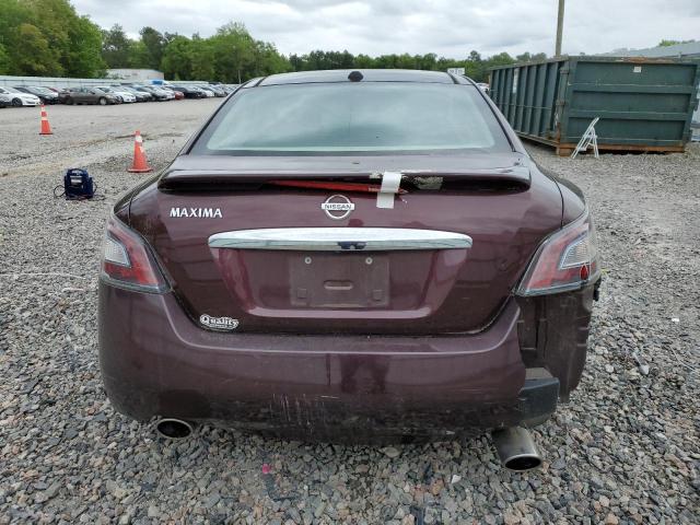 1N4AA5APXEC461518 - 2014 NISSAN MAXIMA S MAROON photo 6