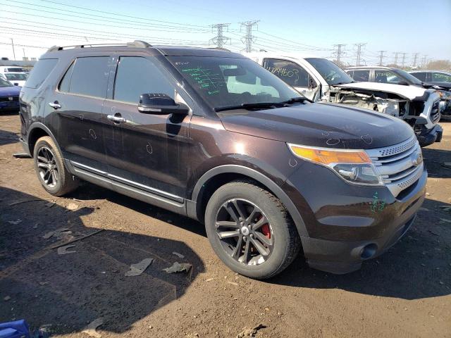 1FM5K7D89DGC05074 - 2013 FORD EXPLORER XLT BURGUNDY photo 4