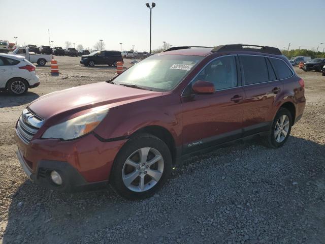 4S4BRCKC5E3242677 - 2014 SUBARU OUTBACK 2.5I LIMITED RED photo 1