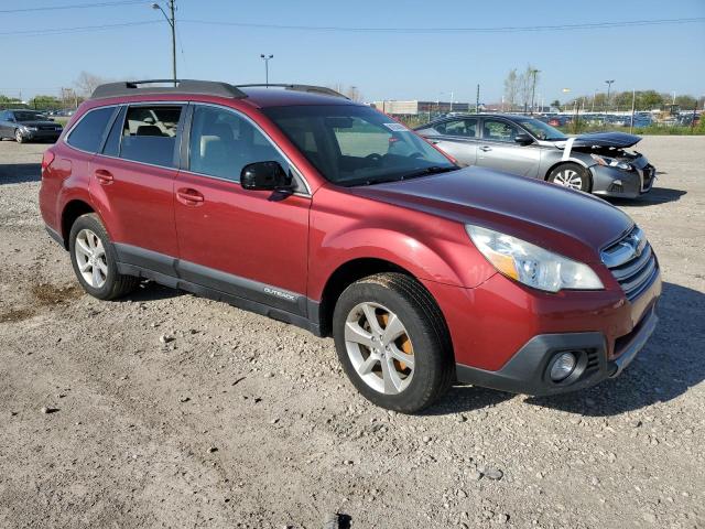 4S4BRCKC5E3242677 - 2014 SUBARU OUTBACK 2.5I LIMITED RED photo 4