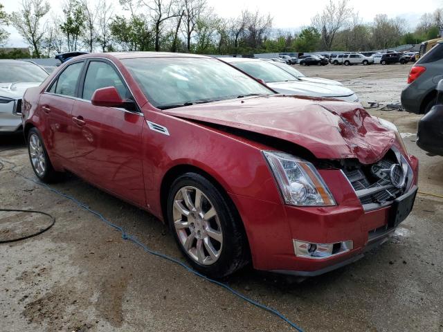 1G6DS57V390131188 - 2009 CADILLAC CTS HI FEATURE V6 RED photo 4