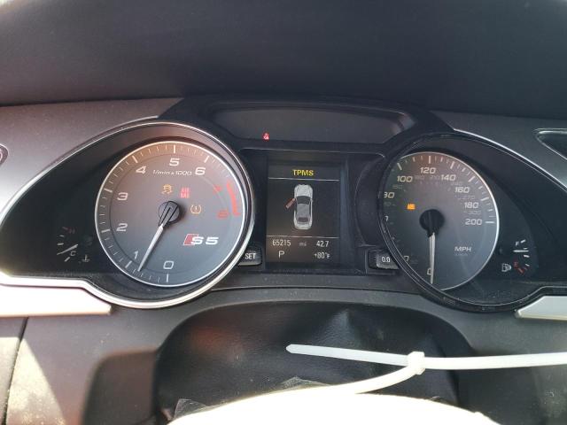 WAUVGAFH5CN001718 - 2012 AUDI S5 PRESTIGE BLACK photo 9