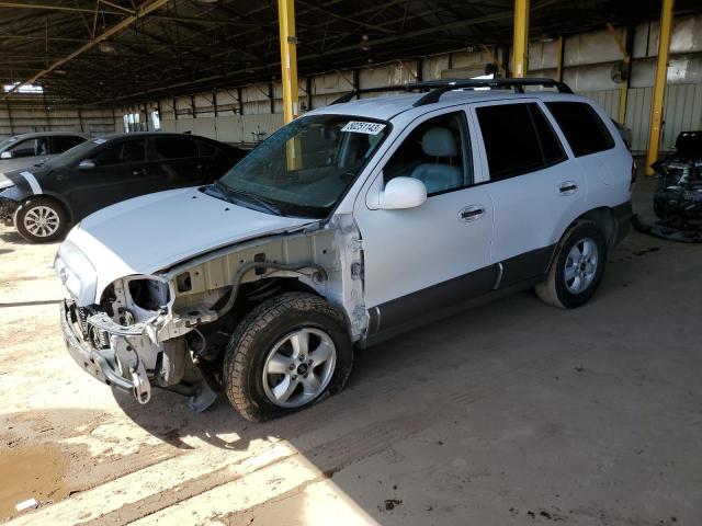 KM8SC13E15U995154 - 2005 HYUNDAI SANTA FE GLS WHITE photo 1