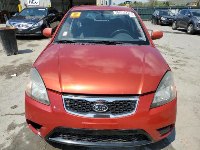 KNADH4A31B6948415 - 2011 KIA RIO BASE RED photo 5