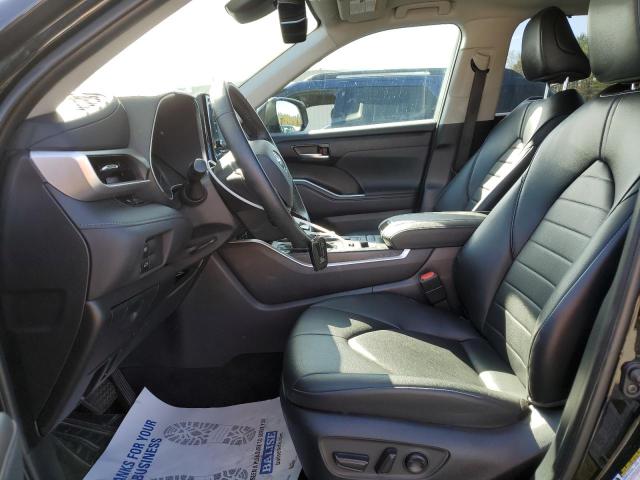 5TDGZRBH6MS157708 - 2021 TOYOTA HIGHLANDER XLE BLACK photo 7