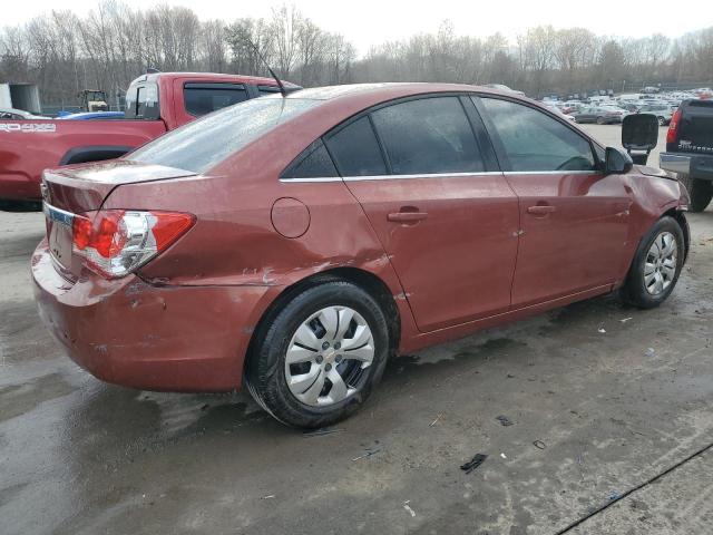 1G1PC5SH2C7369758 - 2012 CHEVROLET CRUZE LS BURGUNDY photo 3