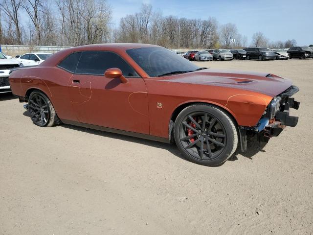 2C3CDZFJ2MH645891 - 2021 DODGE CHALLENGER R/T SCAT PACK ORANGE photo 4