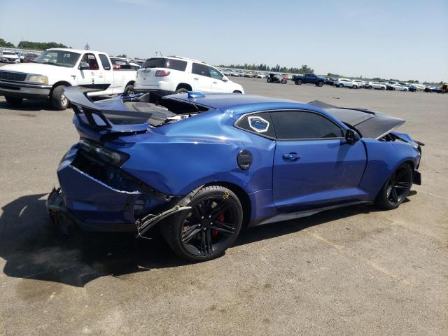 1G1FK1R66L0143646 - 2020 CHEVROLET CAMARO ZL1 蓝色 照片 3