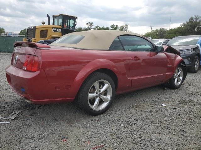 1ZVHT85H575269130 - 2007 FORD MUSTANG GT RED photo 3