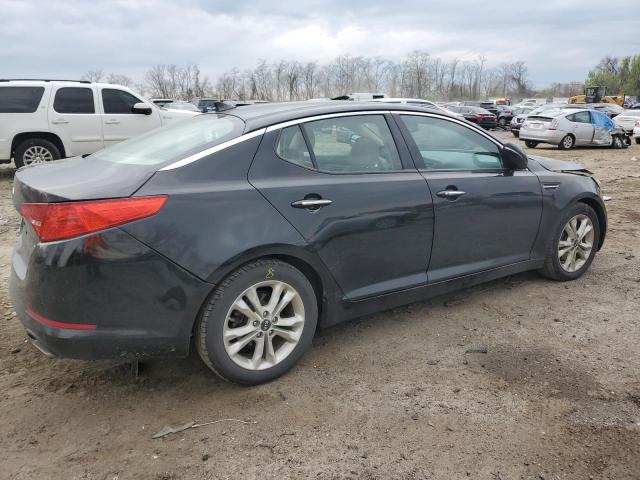 KNAGN4A78B5110543 - 2011 KIA OPTIMA EX BLACK photo 3