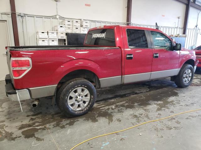 1FTFW1EV8AFC41340 - 2010 FORD F150 SUPERCREW RED photo 3