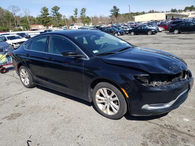 1C3CCCAB6FN528552 - 2015 CHRYSLER 200 LIMITED BLACK photo 4