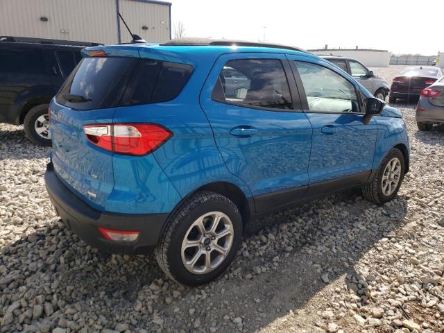 MAJ3P1TE0JC237339 - 2018 FORD ECOSPORT SE Azul foto 3