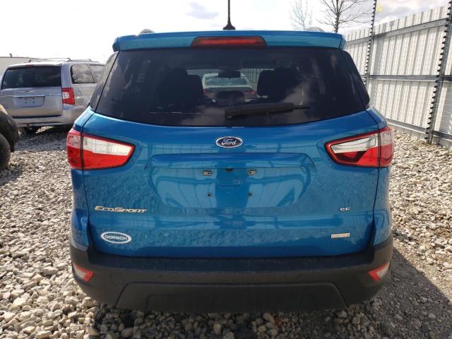 MAJ3P1TE0JC237339 - 2018 FORD ECOSPORT SE Azul foto 6