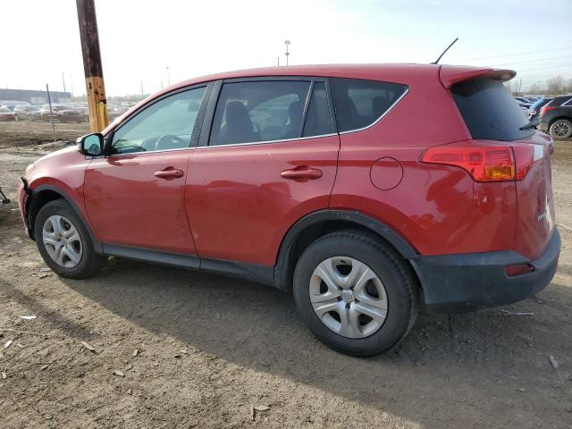 2T3BFREV2FW271243 - 2015 TOYOTA RAV4 LE RED photo 2