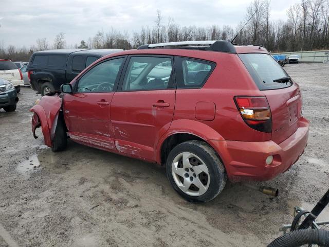 5Y2SM62884Z421078 - 2004 PONTIAC VIBE RED photo 2