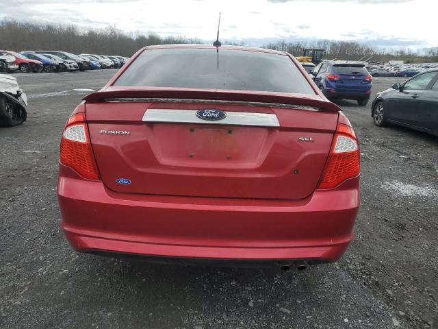 3FAHP0JA3AR273253 - 2010 FORD FUSION SEL BURGUNDY photo 6