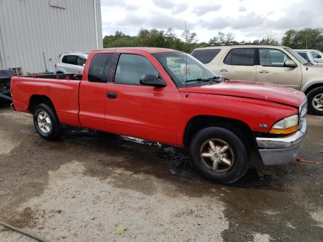 1B7GL22XXXS298728 - 1999 DODGE DAKOTA RED photo 4