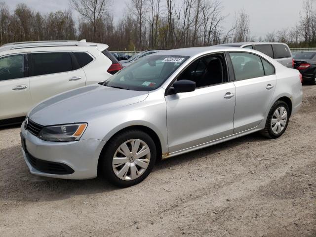 3VW2K7AJ2CM349095 - 2012 VOLKSWAGEN JETTA BASE فضي صورة 1