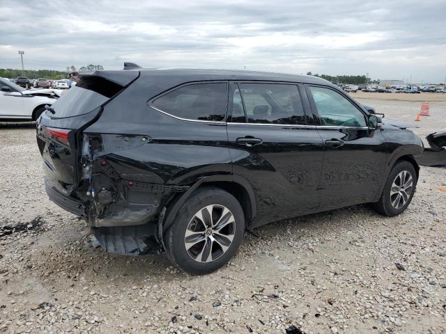5TDGZRAH1NS553600 - 2022 TOYOTA HIGHLANDER XLE 黑色 照片 3