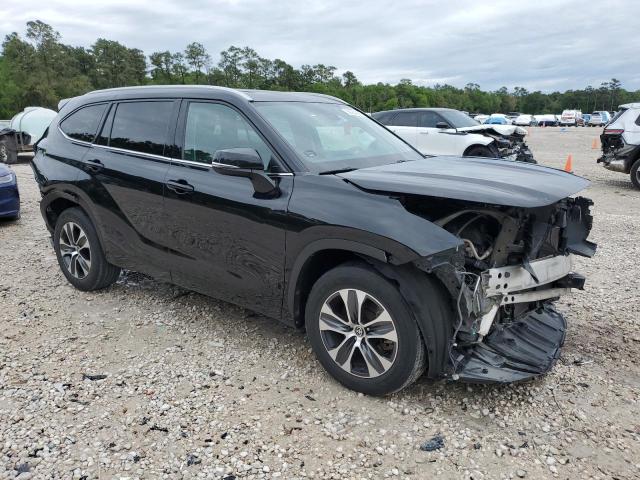 5TDGZRAH1NS553600 - 2022 TOYOTA HIGHLANDER XLE 黑色 照片 4