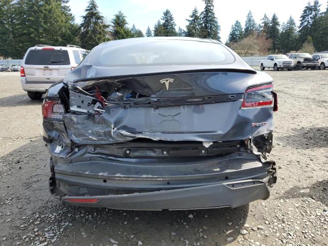 5YJSA1E48FF114300 - 2015 TESLA MODEL S GRAY photo 6