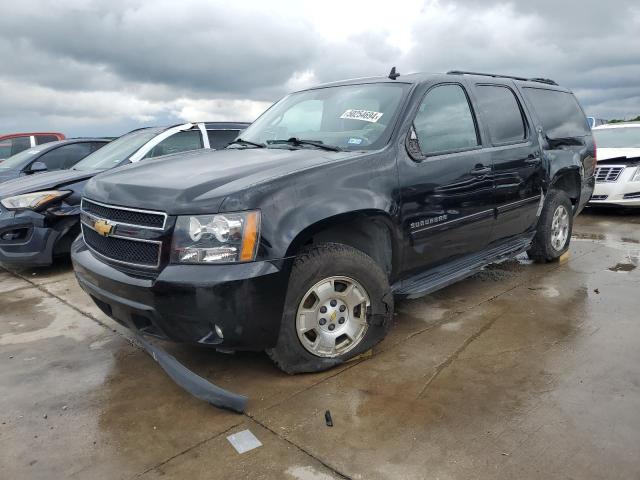 1GNSKJE7XDR318098 - 2013 CHEVROLET SUBURBAN K1500 LT BLACK photo 1