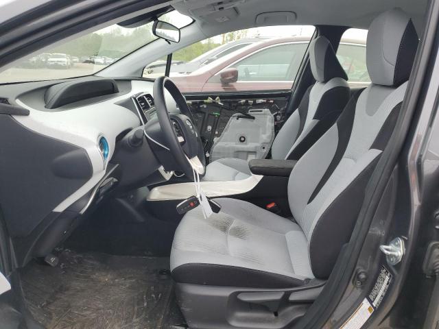 JTDKARFPXH3042572 - 2017 TOYOTA PRIUS PRIM ნაცრისფერი ფოტო 7