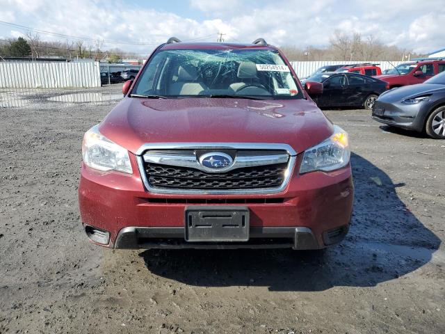 JF2SJAGC8FH401724 - 2015 SUBARU FORESTER 2.5I PREMIUM RED photo 5