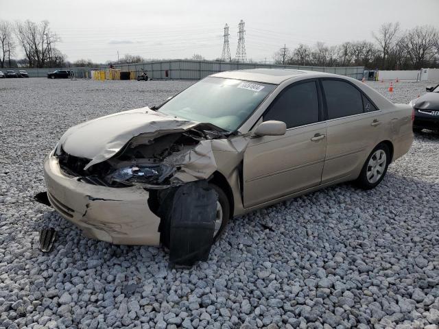 4T1BE32K22U617563 - 2002 TOYOTA CAMRY LE TAN photo 1