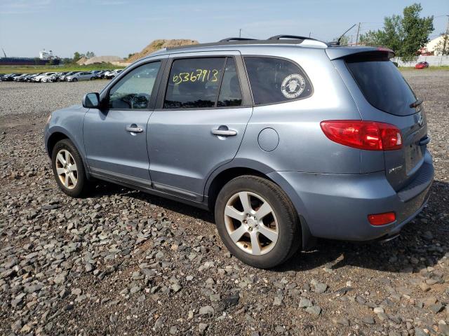 5NMSH13E39H230949 - 2009 HYUNDAI SANTA FE SE BLUE photo 2