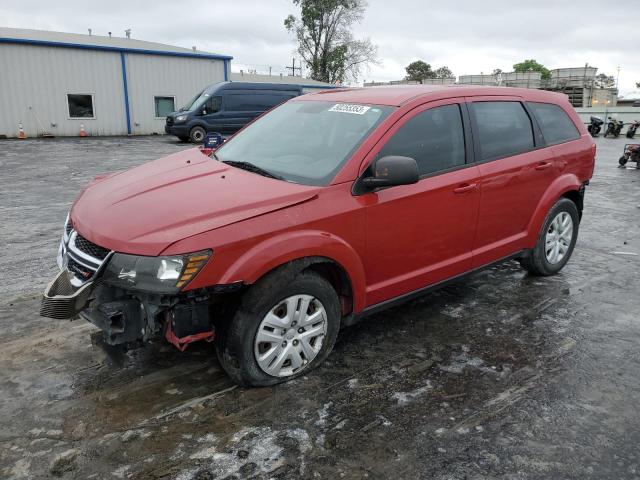 3C4PDCABXFT530251 - 2015 DODGE JOURNEY SE RED photo 1