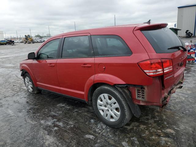 3C4PDCABXFT530251 - 2015 DODGE JOURNEY SE RED photo 2