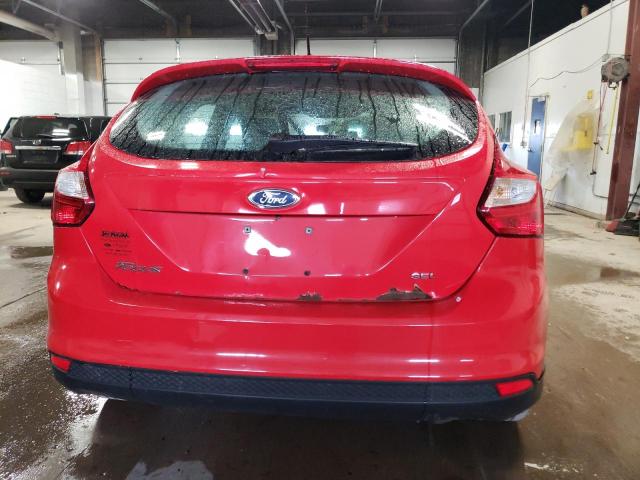 1FAHP3M26CL358174 - 2012 FORD FOCUS SEL RED photo 6