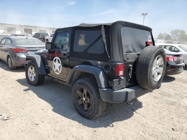 1C4AJWAG2GL140186 - 2016 JEEP WRANGLER SPORT BLACK photo 2