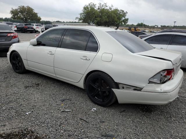 JTHBN36F040152355 - 2004 LEXUS LS 430 WHITE photo 2