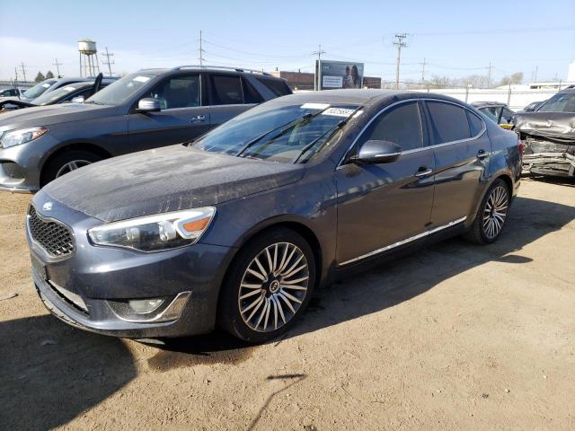 KNALN4D76E5134595 - 2014 KIA CADENZA PREMIUM BLUE photo 1