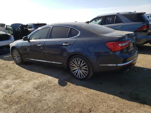 KNALN4D76E5134595 - 2014 KIA CADENZA PREMIUM BLUE photo 2