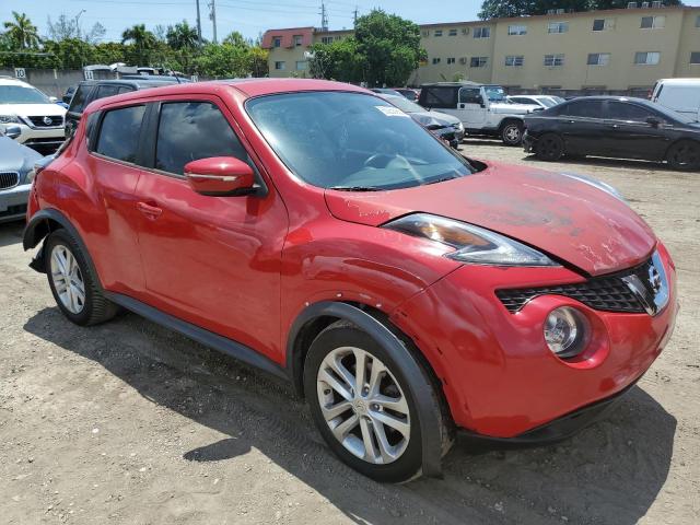 JN8AF5MRXFT503801 - 2015 NISSAN JUKE S RED photo 4