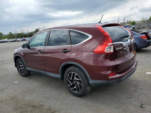 2HKRM4H47GH607360 - 2016 HONDA CR-V SE BURGUNDY photo 2