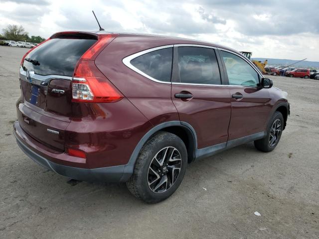 2HKRM4H47GH607360 - 2016 HONDA CR-V SE BURGUNDY photo 3