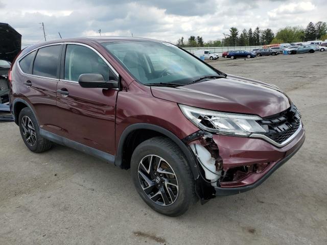 2HKRM4H47GH607360 - 2016 HONDA CR-V SE BURGUNDY photo 4