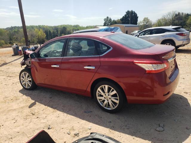 3N1AB7AP6DL712267 - 2013 NISSAN SENTRA S RED photo 2